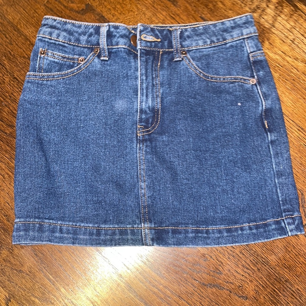 Forever 21, jean mini skirt